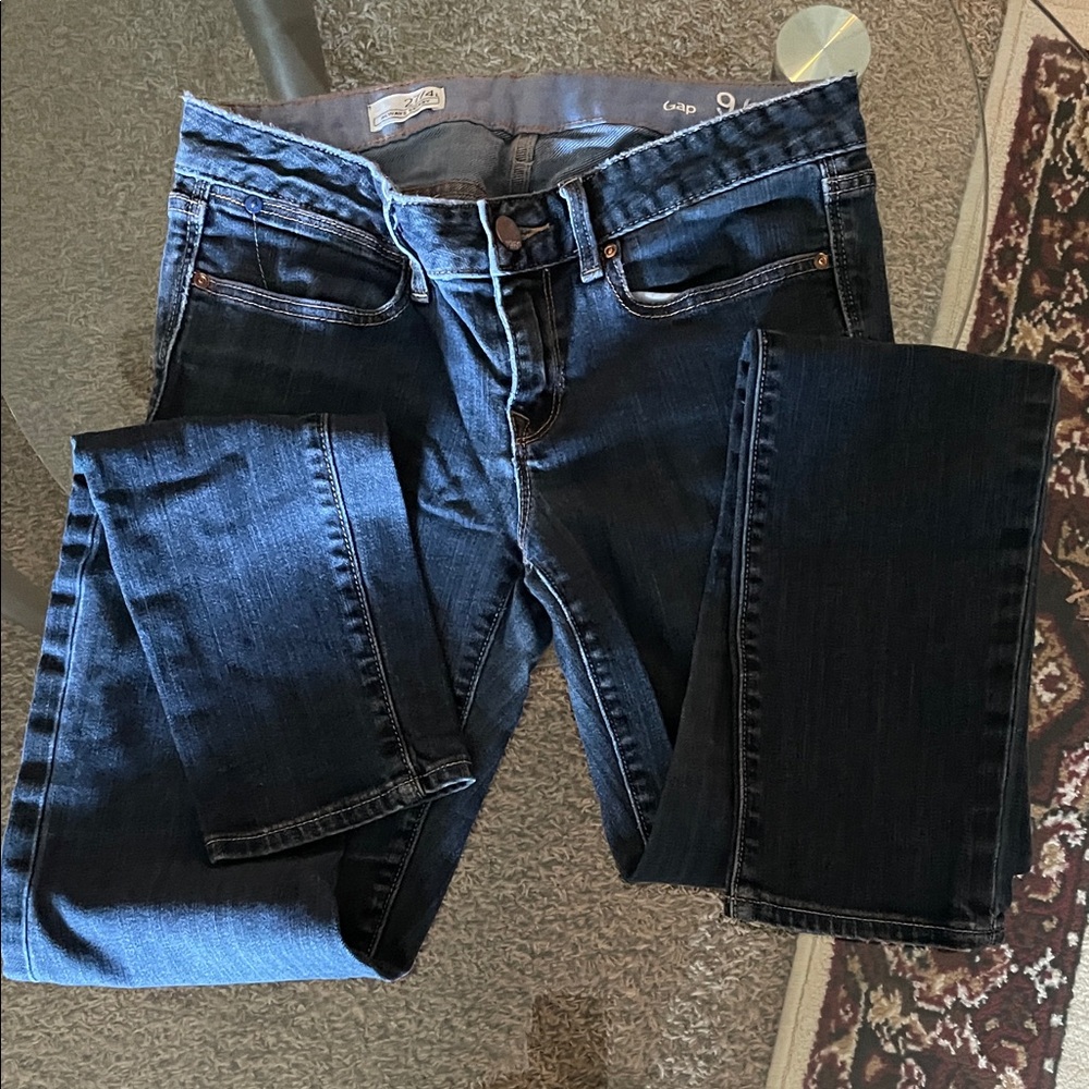 GAP Women's Indigo Straight Leg Jeans LONG